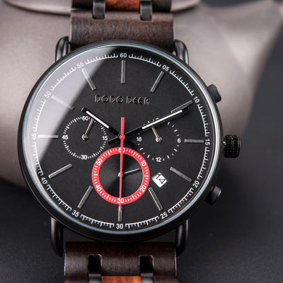 Reloj de Cuarzo con Cuerpo de Madera - Image 5