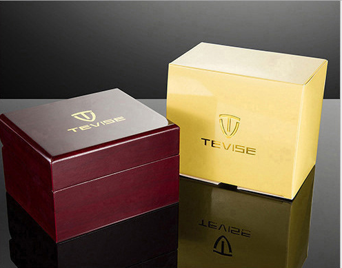 Caja de Presentación Premium para Reloj Mecánico