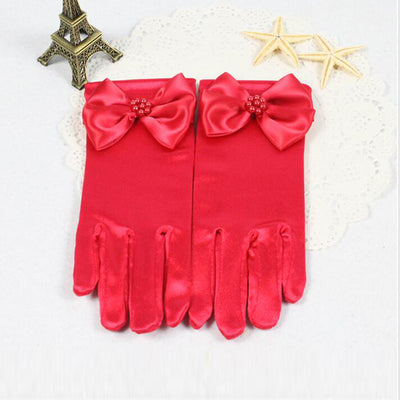 Guantes Largos Elegantes para Niñas con Moño - Accesorios de Ceremonia - Image 3
