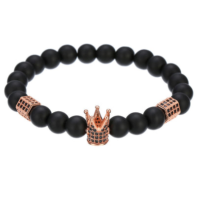 Pulsera Hexagonal para Hombre con Circonitas Incrustadas y Diseño de Corona - Image 23