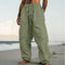 Pantalones Rectos de Playa Lisos - Cómodos para el Día a Día