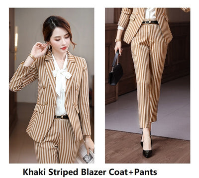Conjunto de Overol Vertical Rayado Tendencia Viral Dos Piezas - Image 11