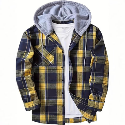 Sudadera Hoodie Cuadros para Hombre - Manga Larga - Image 5
