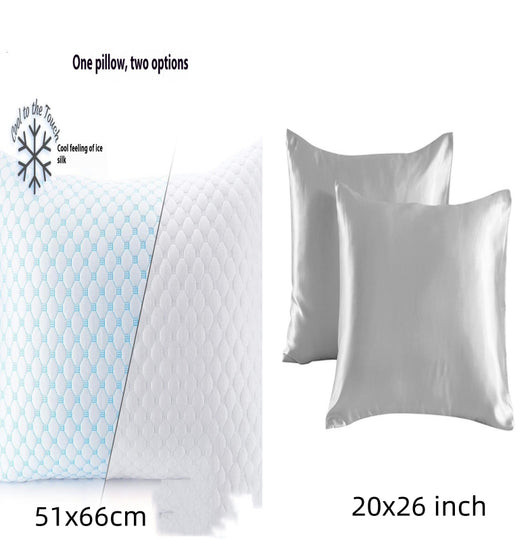 Almohada de Espuma Viscoelástica con Gel Refrescante y Núcleo de Espuma Triturada - Image 12
