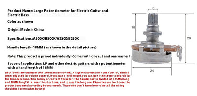Perilla de Control de Tonalidad para Guitarra Eléctrica - Image 14
