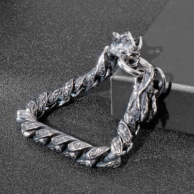 Pulsera Masculina de Acero Titanio con Doble Cierre Personalizado - Image 8