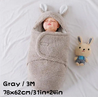 Saco de Dormir para Bebé Recién Nacido en Fleece Suave - Envoltorio Térmico Unisex con Soporte para la Cabeza - Image 34