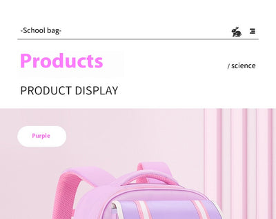 Mochila Escolar para Primaria Súper Ligera y de Gran Capacidad - Image 33