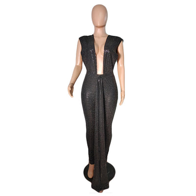 Jumpsuit de Lentejuelas Elegante para Mujer - Image 2