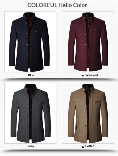 Chaqueta Casual para Hombre con Cuello de Pie - Image 13