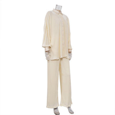 Pantalones Plisados Sueltos Estilo Retro Europeo Americano para Mujer - Image 35