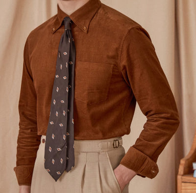 Camisa de Pana de Algodón Manga Larga Estilo Americano Japonés - Image 11
