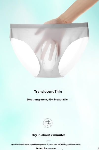 Calzoncillos Hombre Seda de Hielo Sin Costuras con Tecnología 3D - Image 11