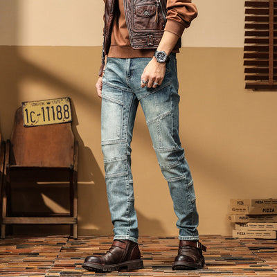 Pantalón Vaquero Azul Slim Fit Elástico de Corte Recto - Image 12