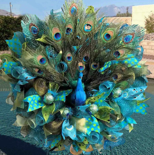 Guirnaldas Decorativas de Pavo Real para Estilo Rústico