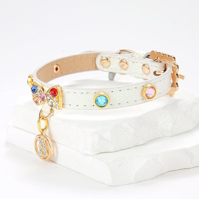 Collar para Gato con Moño de Diamantes y Aleación Elegante - Image 7