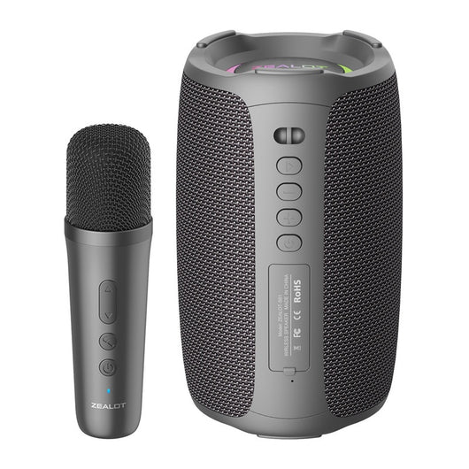 Parlante Bluetooth Portátil con Micrófono Inalámbrico para Karaoke - Image 7