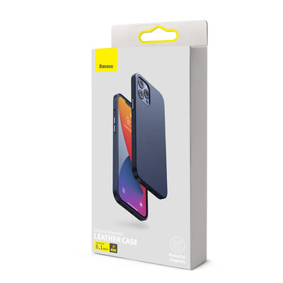 Funda de Cuero Magnética para iPhone 12 Mini Negro - Image 14