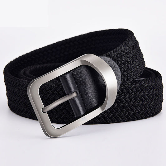 Cinturón de Lona Tejida Versátil para Hombre y Mujer - Image 2