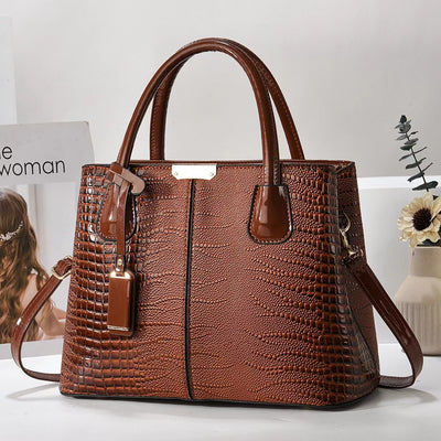 Bolsa de Mano Texturizada de Gran Capacidad para Mujer - Image 13
