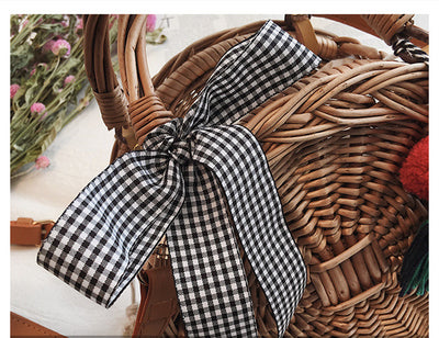 Bolso Bandolera de Mimbre Tejido - Elegancia Artesanal en un Solo Hombro - Image 5