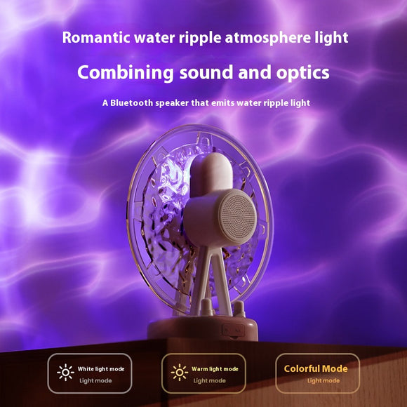 Parlante Bluetooth Rueda Ferris con Luces Atmosféricas Multicolor