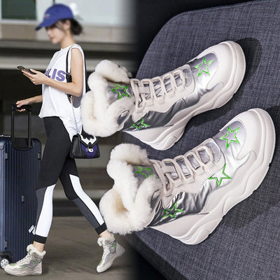 Auriculares Inalámbricos + Zapatillas Deportivas Altas de Algodón Talla Grande - Image 14