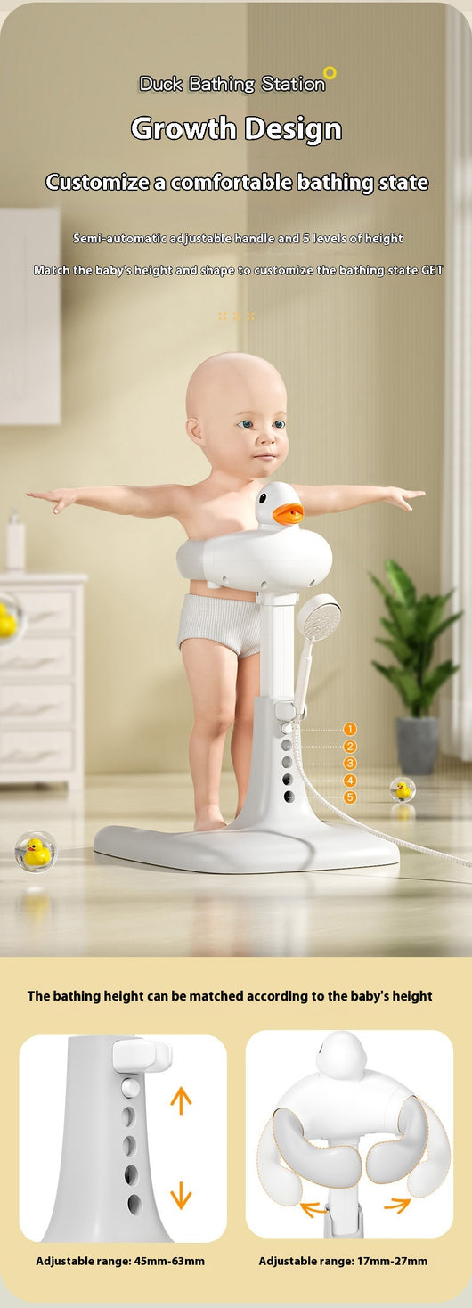 Bañera de Pie para Bebé - Soporte Ergonómico - Image 9