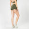 Shorts Deportivos Ajustados con Encaje para Yoga y Fitness