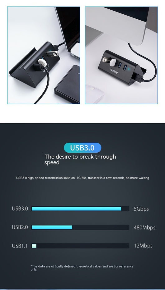 Hub USB de Alta Velocidad Multi-interfaz - Expansor de Puertos Profesional - Image 14