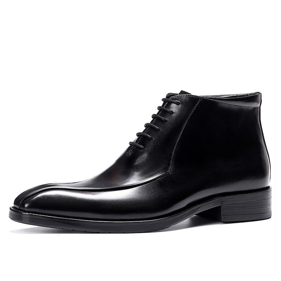 Zapatos de Cuero Genuino con Punta Fina para Hombre - Calzado Ejecutivo Premium