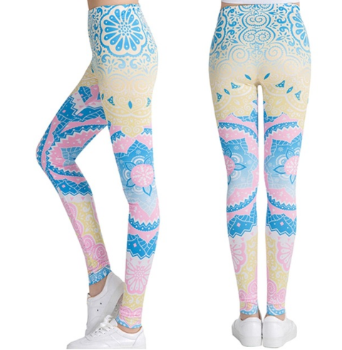 Leggins Yoga Estampados con Estiramiento Máximo para Mujer - Image 26