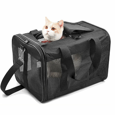 Transportín Portátil Plegable para Perros y Gatos - Bolsa de Viaje Respirable - Image 6
