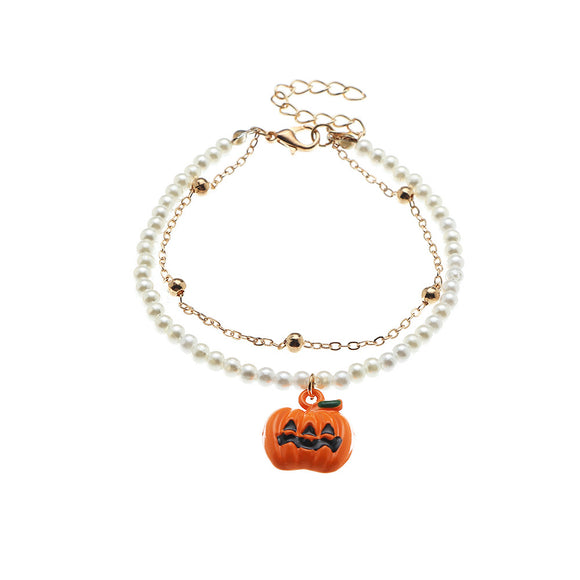 Pulsera Calabaza Caricatura Halloween