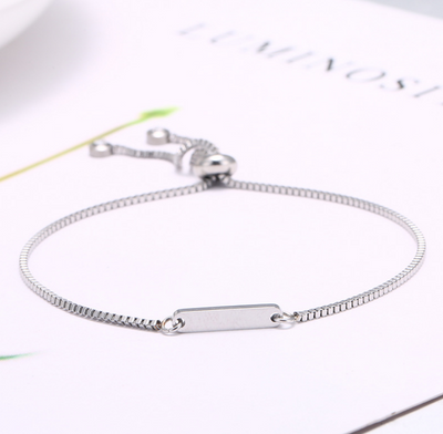 Pulsera Elástica Personalizada con Letras Ajustable - Image 5
