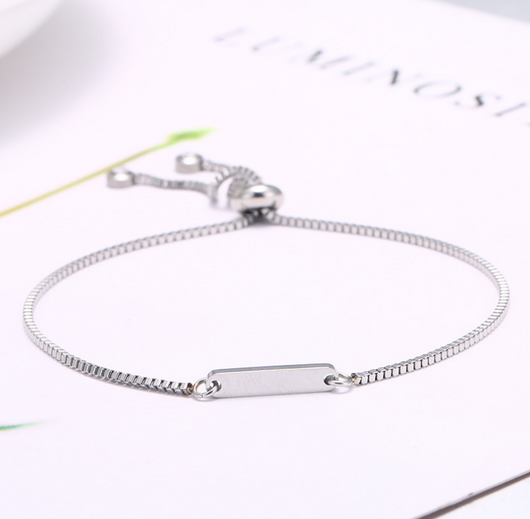 Pulsera Elástica Personalizada con Letras Ajustable - Image 5