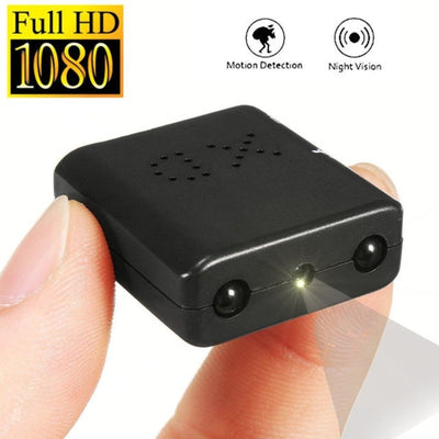 Cámara Mini 1080P Full HD con Visión Nocturna Infrarroja y Detección de Movimiento