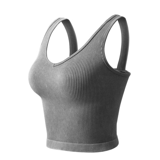Top Deportivo sin Costuras Transpirable para Yoga Mujer - Image 9
