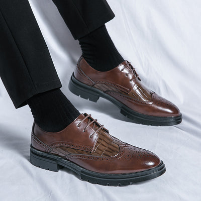 Zapatos Derby Casuales para Hombre - Estilo Británico Formal - Image 3