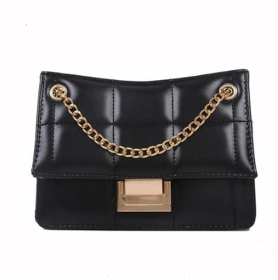 Bolso Mensajero con Bordado y Cadena - Image 6