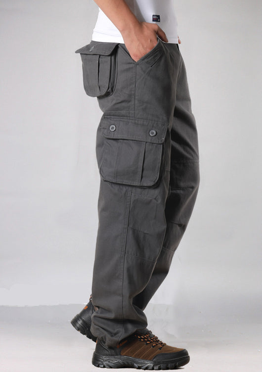 Pantalones de Trabajo Multibolsillos Hombre Cómodos y Resistentes - Image 8