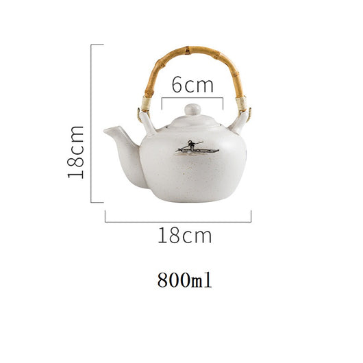 Juego de Tetera y Tazas de Cerámica Japonesa Artesanal - Image 26