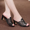 Sandalias de Tacón Pendiente para Verano Mujer