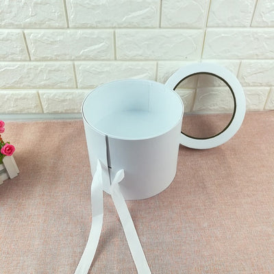 Caja Cilíndrica Giratoria Doble para Flores y Regalos - Image 8