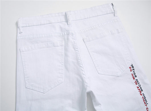 Jeans Rotos con Bordado Artesanal - Image 9