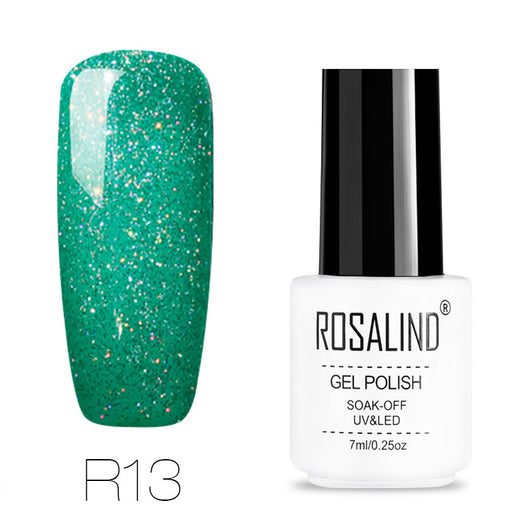 Uñas de Terapia Lumínica Arcoíris con Diseño de Estrellas - 29 Colores - Image 18