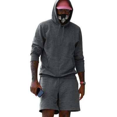 Conjunto de Sudadera y Shorts con Forro Polar para Hombre - Image 31