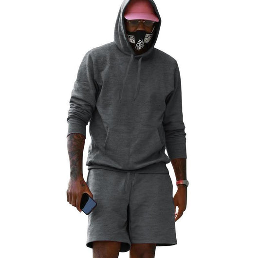 Conjunto de Sudadera y Shorts con Forro Polar para Hombre - Image 31