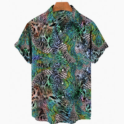 Camisa Casual Hombre con Impresión 3D Digital - Image 3