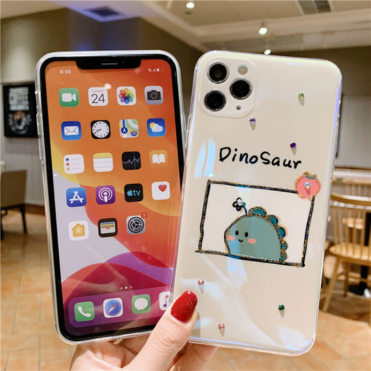 Funda Dinosaurio Brillante para Apple - Diseño Suave con Detalles Epóxicos - Image 2